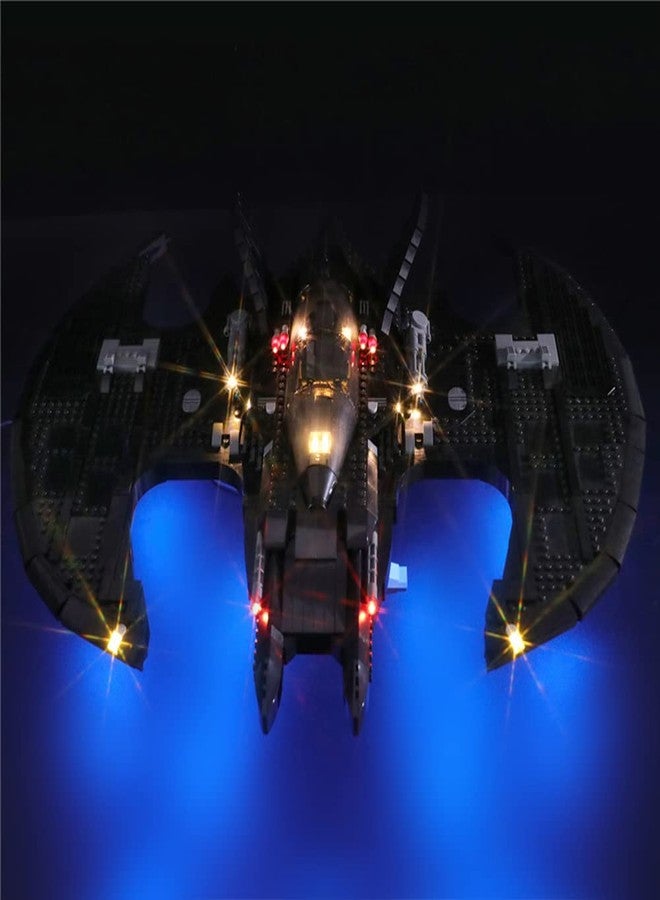 GEAMENT طقم إضاءة LED من GEAMENT متوافق مع Lego 1989 Batwing - طقم إضاءة لنموذج البناء 76161 (مجموعة النموذج غير متضمنة) - Image 5